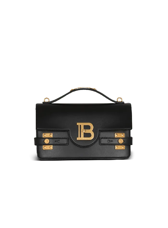 Balmain Handbags Women Smooth Leather BBuzz 24 Bag Black