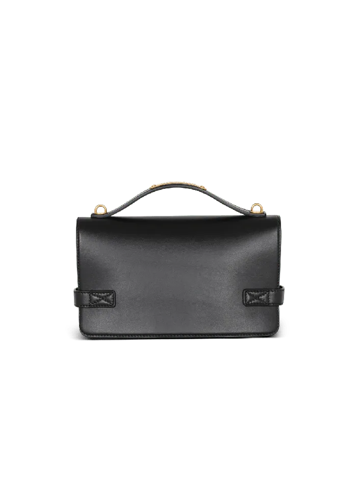 Balmain Handbags Women Smooth Leather BBuzz 24 Bag Black