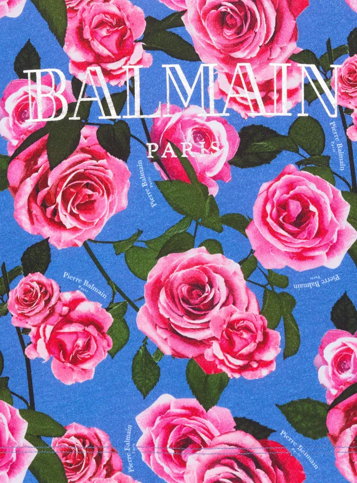 Balmain Kids Shortsleeved Vintage Tshirt Multicolor