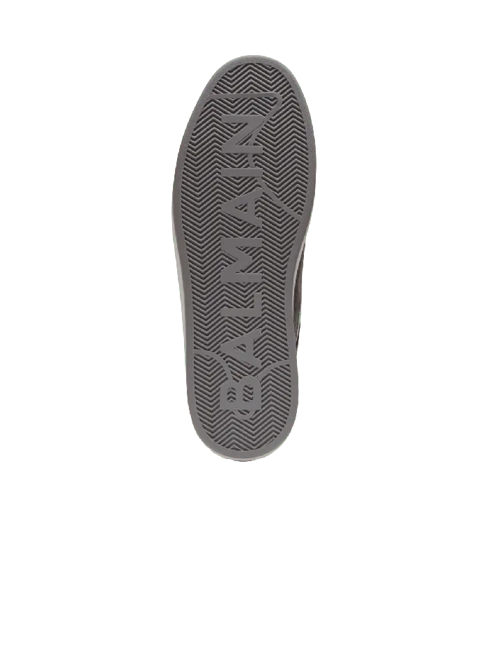 Balmain Sneakers Men BCourt Flip Sneakers In Leather And Suede Black