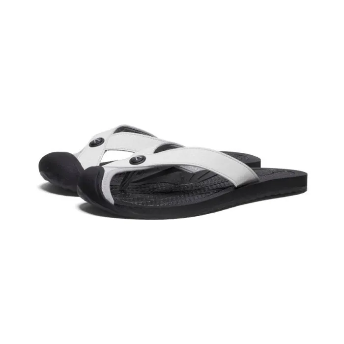Barbados VaporBlack Leather FlipFlop Women KEEN Casual Barbados VaporBlack Leather FlipFlop Women KEEN Casual