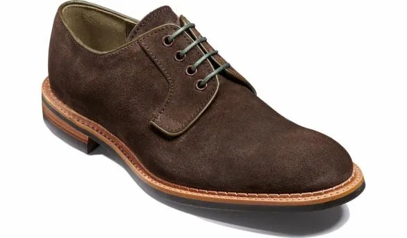 Barker Shoes Berry 8211 Bitter Chocolate Suede Bitter Chocolate Suede Mens