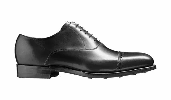 Barker Shoes Burford 8211 Black Calf Oxford Black Calf Oxford Mens