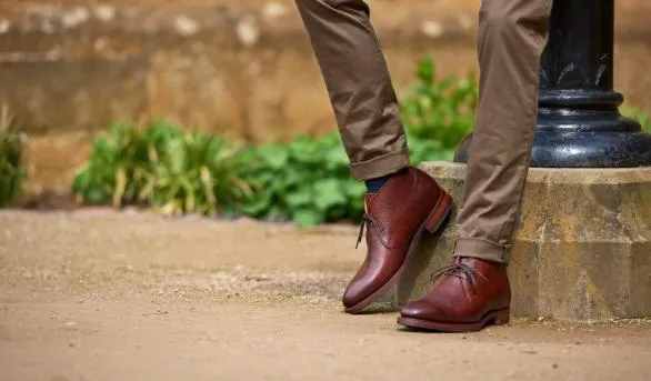 Barker Shoes Orkney 8211 Cherry Grain Chukka Boot Cherry Grain Chukka Boot Mens