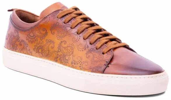 Barker Shoes Paisely 8211 Cedar Hand Painted Cedar Hand Painted Mens