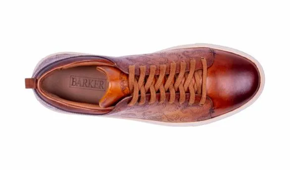 Barker Shoes Paisely 8211 Cedar Hand Painted Cedar Hand Painted Mens