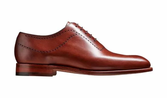 Barker Shoes Plymouth 8211 Chestnut Calf Oxford Chestnut Calf Oxford Mens