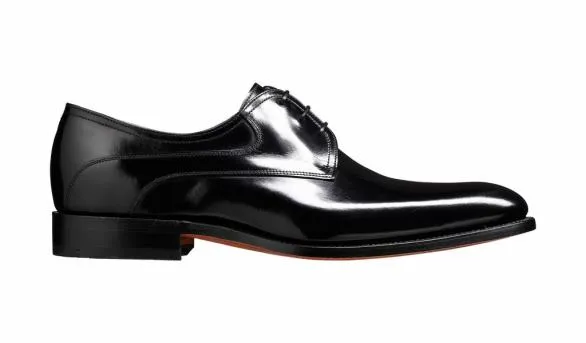 Barker Shoes Wickham 8211 Black HiShine Derby Black Hishine Derby Mens