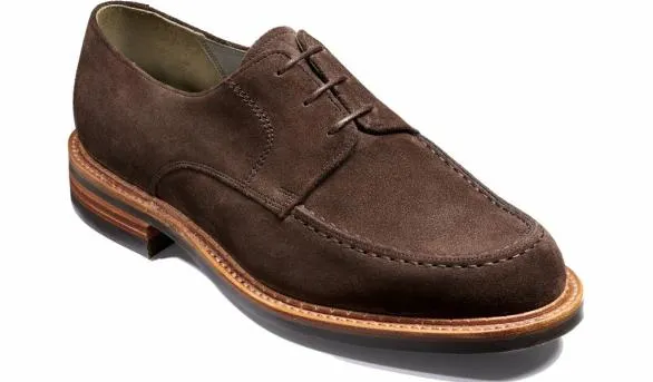Barker Shoes Wilson 8211 Bitter Chocolate Suede Bitter Chocolate Suede Mens