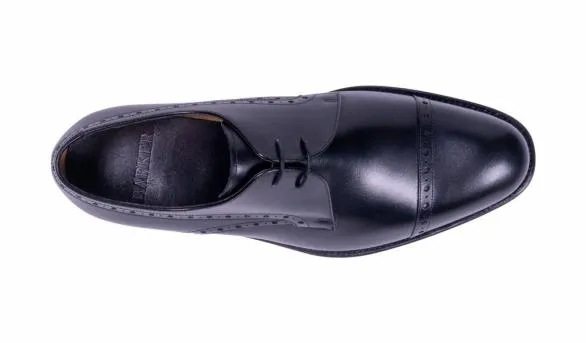 Barker Shoes Wye 8211 Black Calf Black Calf Mens