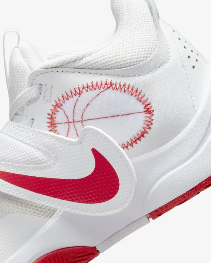Basketball Kids Nike Team Hustle D 11 Summit Whitewhitetrack Red