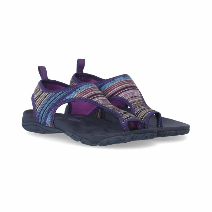Beachie Thong Sandals Purple Women Trespass Sandals