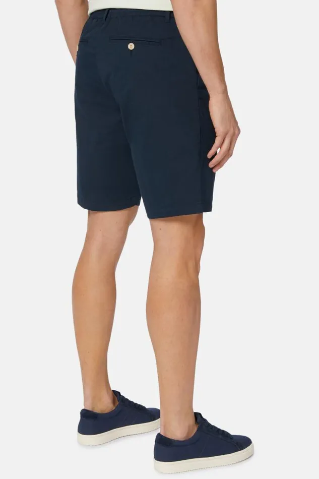 Bermuda Men Boggi Milano Stretch Cotton Summer Bermuda Shorts Navy Blue Bermuda Men Boggi Milano Stretch Cotton Summer Bermuda Shorts Navy Blue