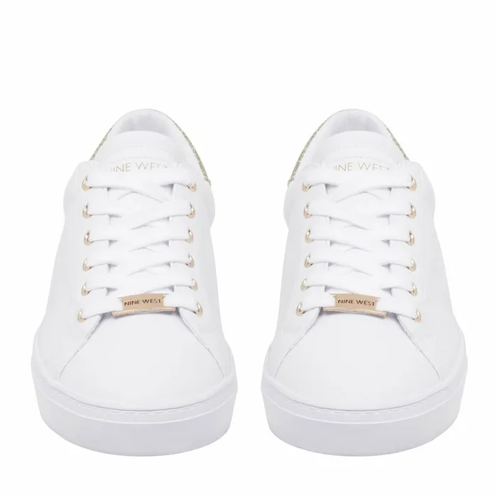 BEST White Multi Women Nine West Flats