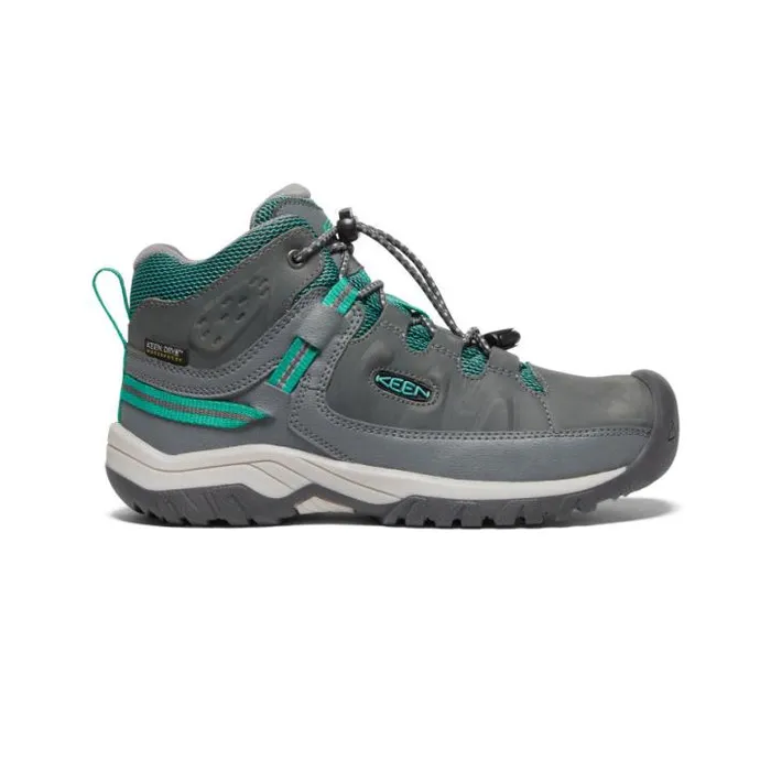 Big Kids039 Grey Hiking Boots 8211 Targhee Mid WP Kids KEEN Big Kids