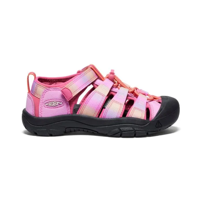 Big Kids039 Newport H2 Hot PinkPastel Lavender Sandal Kids KEEN Hike