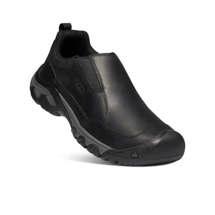 Black Leather SlipOn039s 8211 Targhee III Men KEEN Shoes Black Leather SlipOn039s 8211 Targhee III Men KEEN Shoes