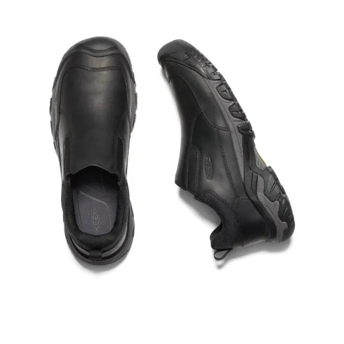 Black Leather SlipOn039s 8211 Targhee III Men KEEN Shoes Black Leather SlipOn039s 8211 Targhee III Men KEEN Shoes