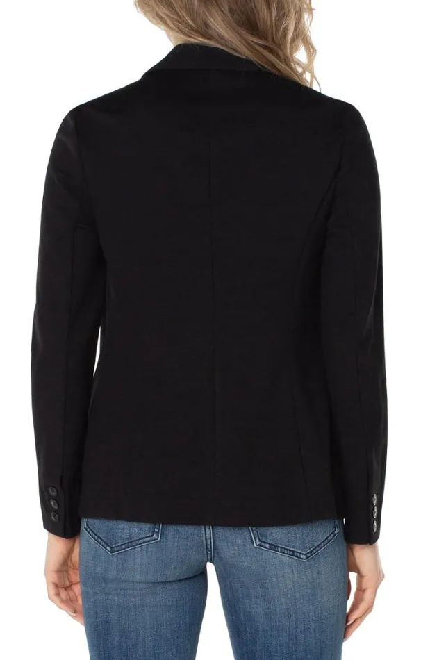 BLAZERS Women Liverpool Los Angeles FITTED BLAZER SUPER STRETCH PONTE Black