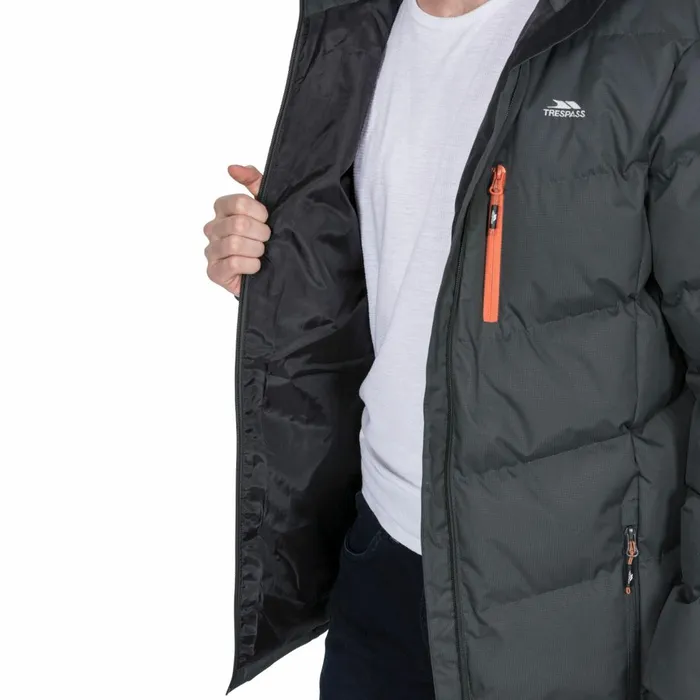 Blustery Padded Casual Jacket Ash Men Trespass Casual Jackets