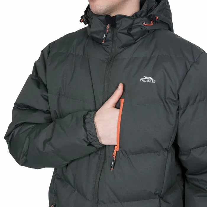 Blustery Padded Casual Jacket Ash Men Trespass Casual Jackets