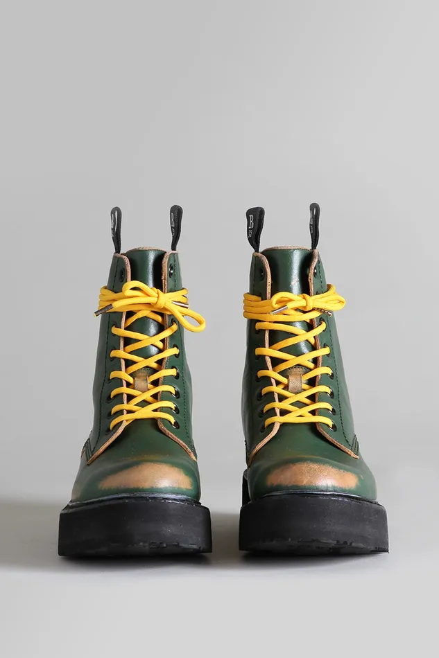 Boots R13 Women Single Stack Boot 8211 Hunter Green Remove Boots R13 Women Single Stack Boot 8211 Hunter Green Remove