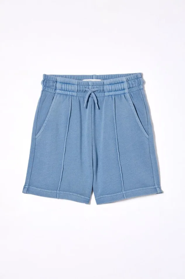 Boys Shorts Cotton On Henry Slouch Short Dusty Blue Garment Dye