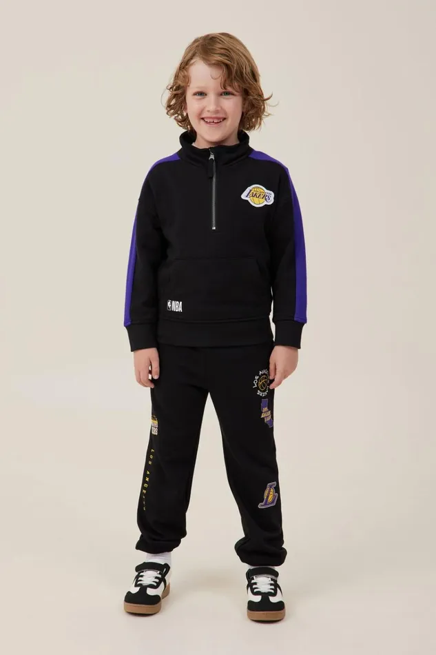 Boys Sweatshirts and Sweatpants Cotton On License Alfie Fleece Pullover Lcn Nba Blacklakers Badge Boys Sweatshirts and Sweatpants Cotton On License Alfie Fleece Pullover Lcn Nba Blacklakers Badge