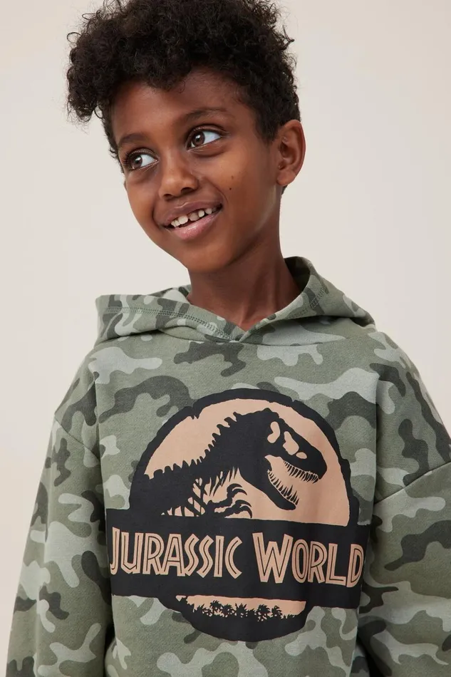 Boys Sweatshirts and Sweatpants Cotton On License Emerson Hoodie Lcn Uni Camojurassic Park Boys Sweatshirts and Sweatpants Cotton On License Emerson Hoodie Lcn Uni Camojurassic Park