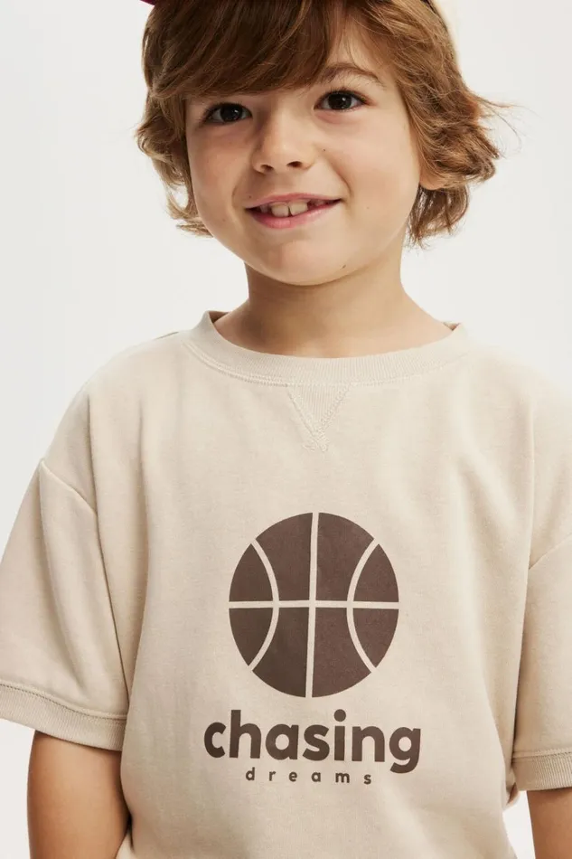Boys Sweatshirts and Sweatpants Cotton On Sandy Short Sleeve Sports Crew Rainy Daychasing Dreams Boys Sweatshirts and Sweatpants Cotton On Sandy Short Sleeve Sports Crew Rainy Daychasing Dreams