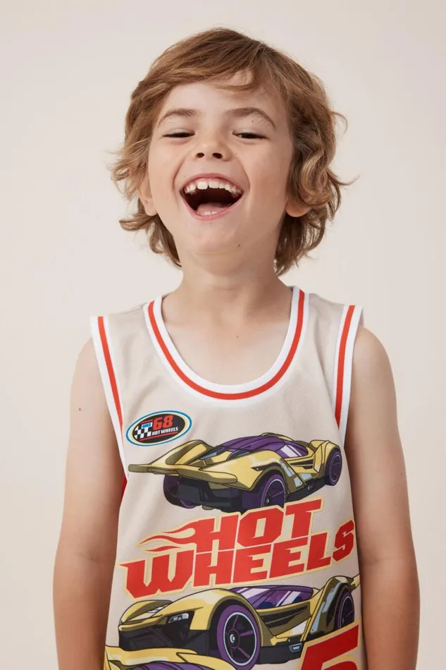 Boys Tops and TShirts Cotton On License Basketball Tank Lcn Mat Rainy Dayhot Wheels 5 Boys Tops and TShirts Cotton On License Basketball Tank Lcn Mat Rainy Dayhot Wheels 5