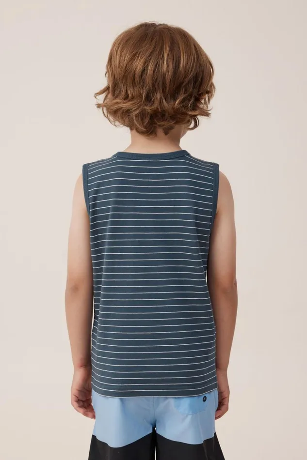 Boys Tops and TShirts Cotton On The Essential Tank Stargazervanilla Stripe Boys Tops and TShirts Cotton On The Essential Tank Stargazervanilla Stripe