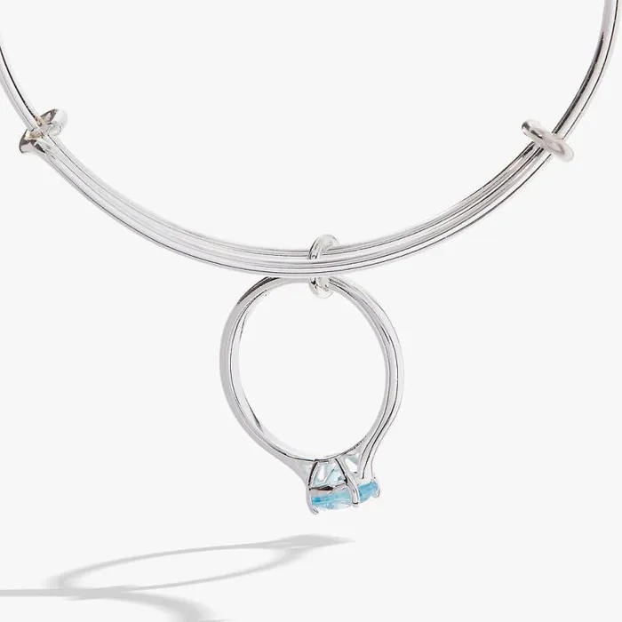 Bracelets Women Alex And Ani BrideToBe Bangle Silver