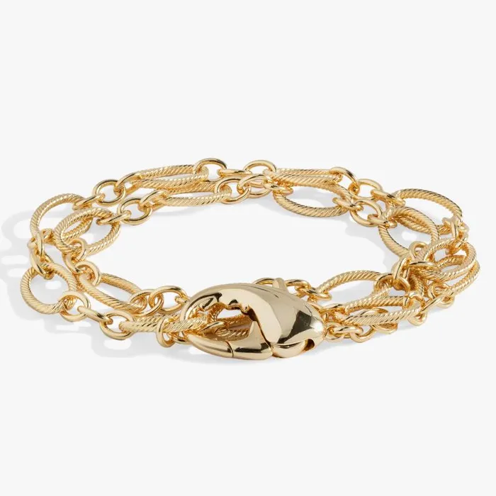 Bracelets Women Alex And Ani Lobster Claw Convertible Wrap Bracelet Gold