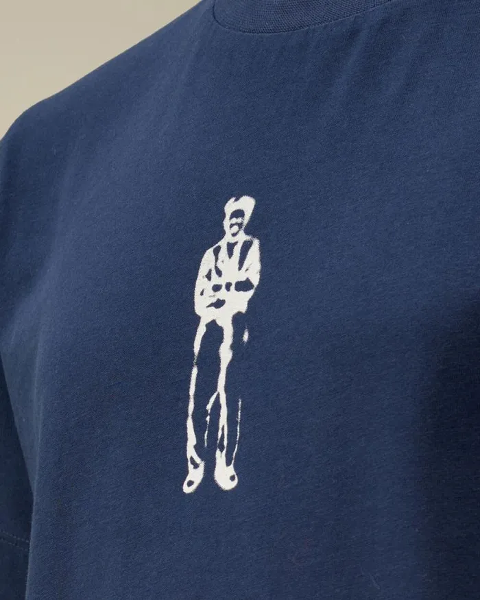 CP Company Clothing 23 U16 Cotton Jersey 301 British Sailor Logo TShirt Estate Blue 8211 Kids