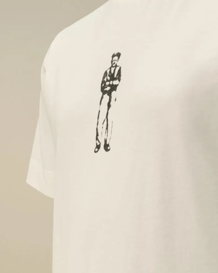 CP Company Clothing 23 U16 Cotton Jersey 301 British Sailor Logo TShirt Gauze White 8211 Kids