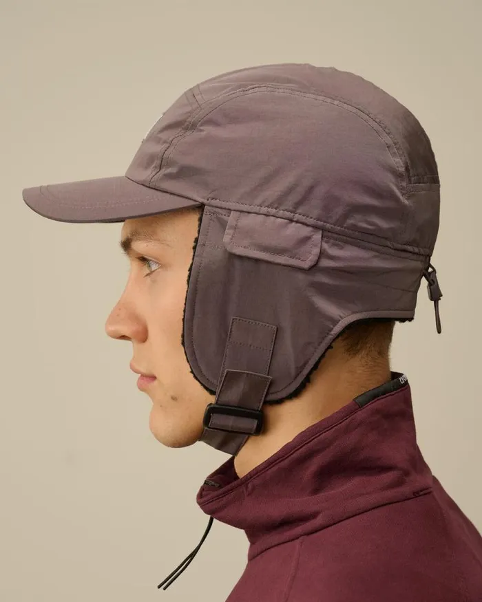 CP Company Hats ChromeR Earflap Hat Boulevard Violet 8211 Man