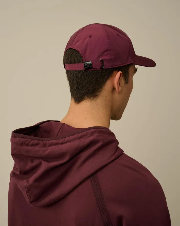 CP Company Hats ChromeR Logo Cap Potent Purple 8211 Man