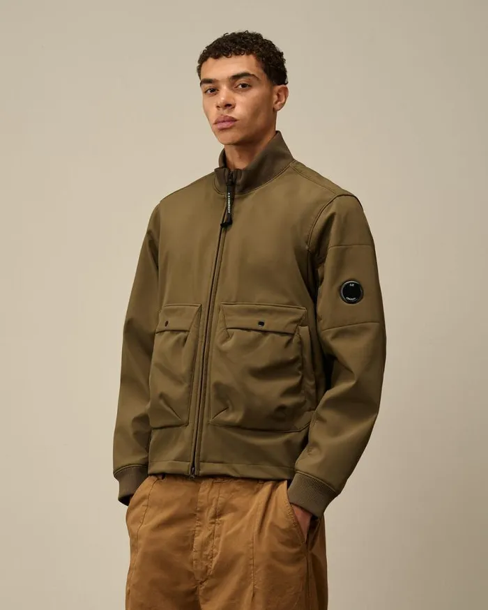 CP Company Jacket and Coats CP ShellR Bomber Jacket Ivy Green 8211 Man