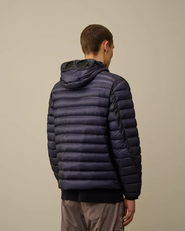 CP Company Jacket and Coats DD Shell Goggle Down Jacket Estate Blue 8211 Man
