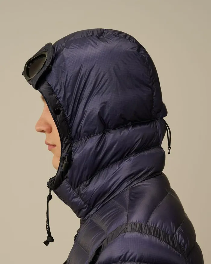 CP Company Jacket and Coats DD Shell Goggle Down Jacket Estate Blue 8211 Man