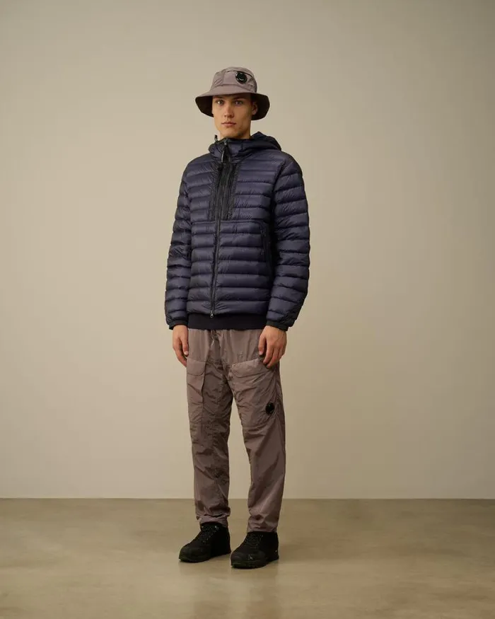 CP Company Jacket and Coats DD Shell Goggle Down Jacket Estate Blue 8211 Man