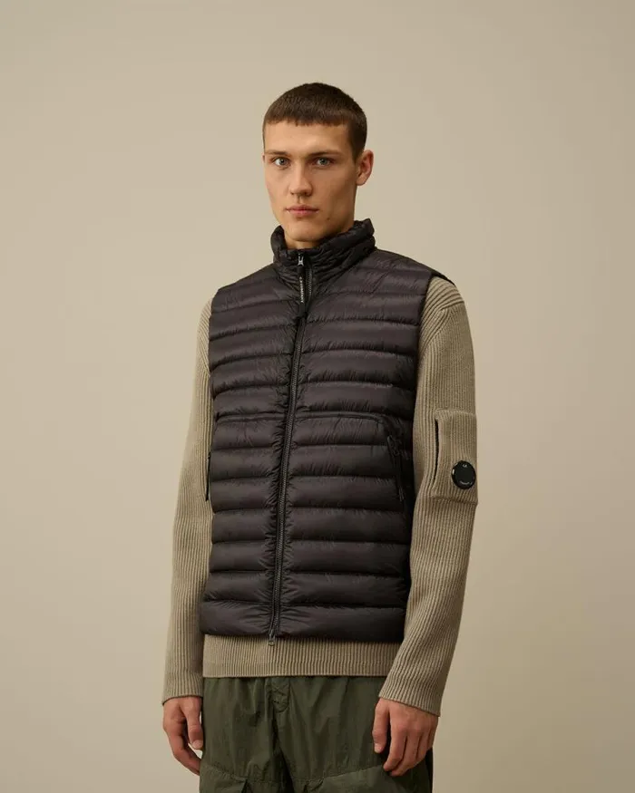 CP Company Jacket and Coats DD Shell Lens Down Vest Nightshade Purple 8211 Man