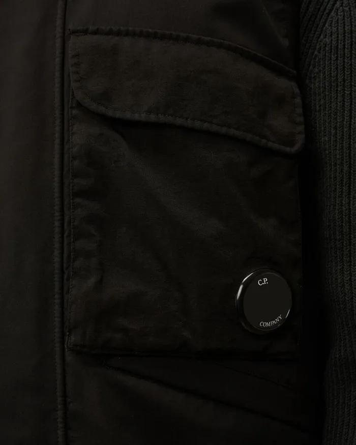 CP Company Jacket and Coats GD Shell Mixed Lens Vest Black 8211 Man