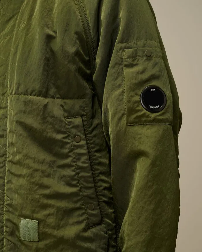 CP Company Jacket and Coats Nylon B Lined Bomber Jacket Cypress Green 8211 Man