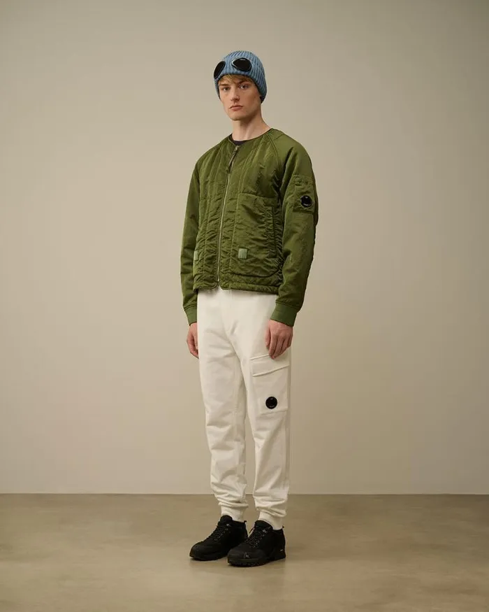 CP Company Jacket and Coats Nylon B Lined Bomber Jacket Cypress Green 8211 Man