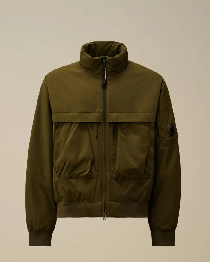 CP Company Jacket and Coats ProTek Bomber Padded Jacket Ivy Green 8211 Man