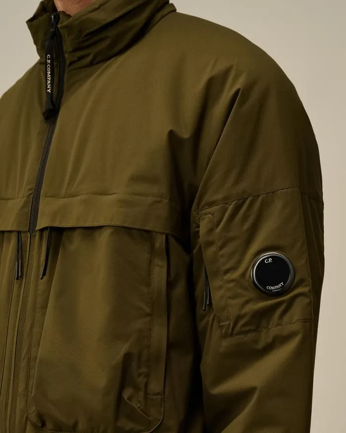 CP Company Jacket and Coats ProTek Bomber Padded Jacket Ivy Green 8211 Man