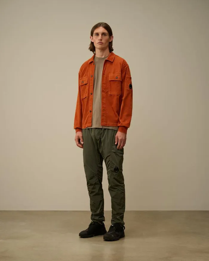 CP Company Tshirts and Polo 301 Jersey Back Goggle TShirt Walnut Beige 8211 Man