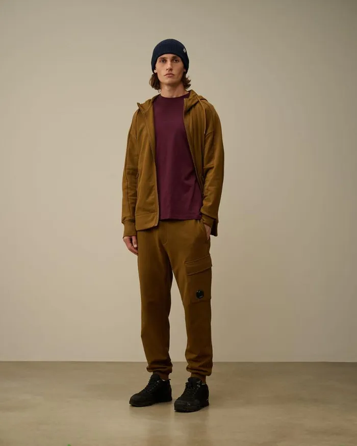 CP Company Tshirts and Polo 301 Jersey Printed Logo TShirt Potent Purple 8211 Man